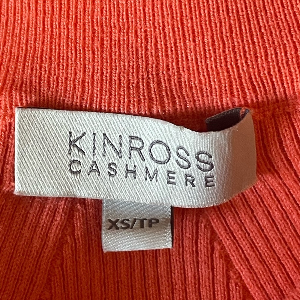 Kinross Cashmere ribbed top - Picture 4 of 5